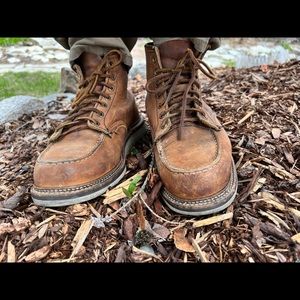 Red wing leather copper 1907 boots